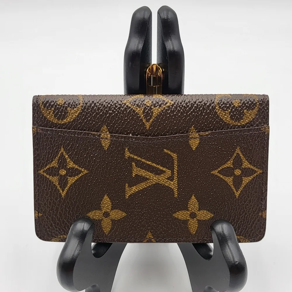 Louis Vuitton Monogram Canvas Pocket Cards Organizer..Authentic.